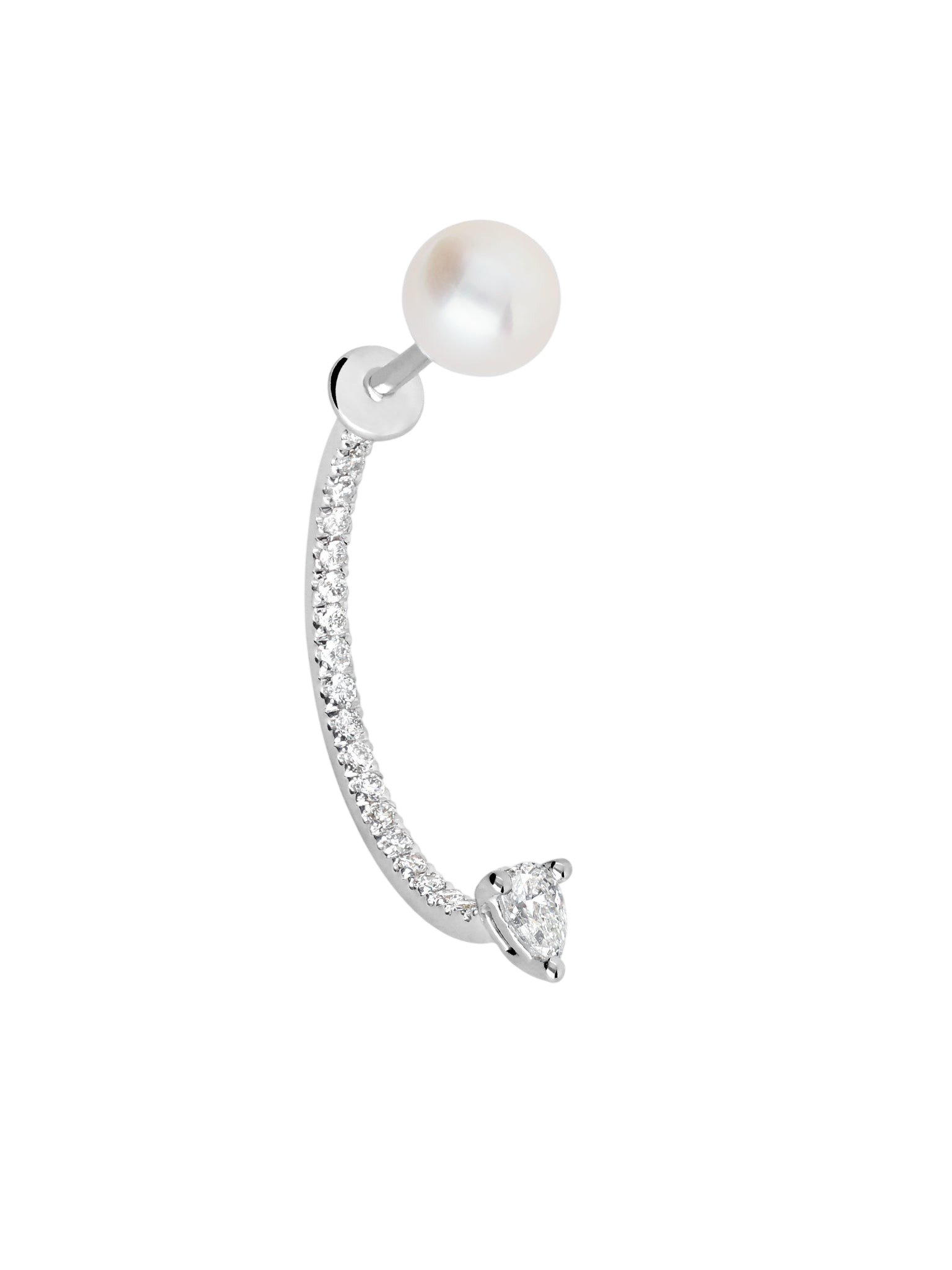 Dots pavè piercing earring photo